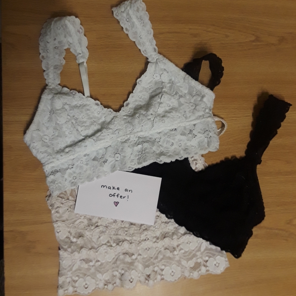 (SOLD) Lace Bralettes